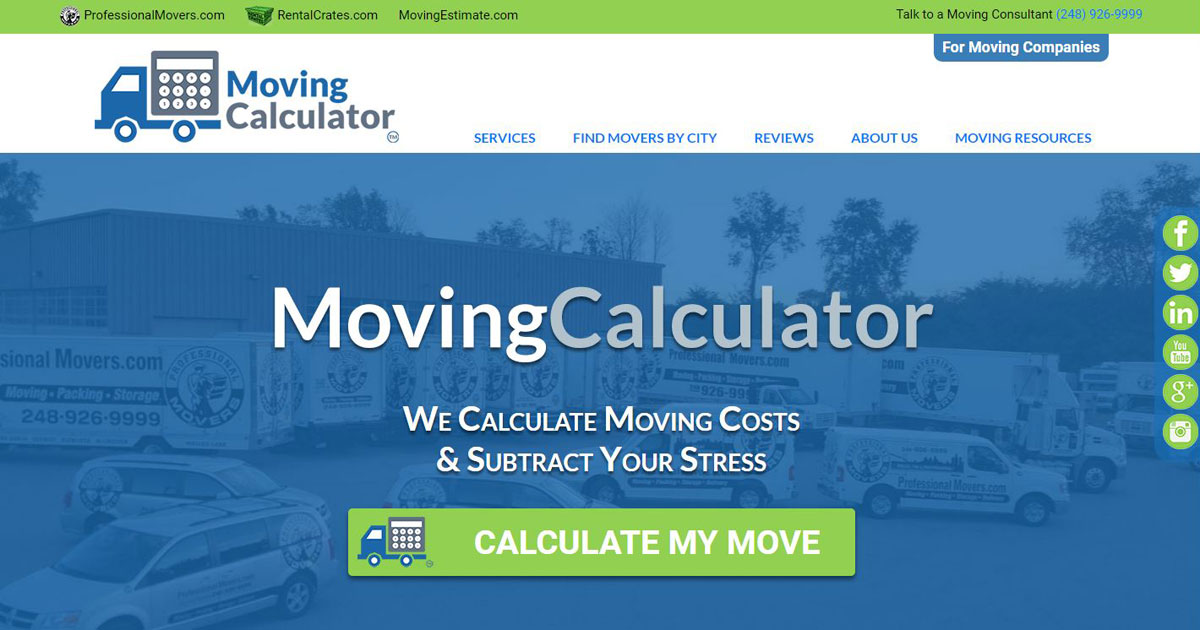 cost of moving a house calculator